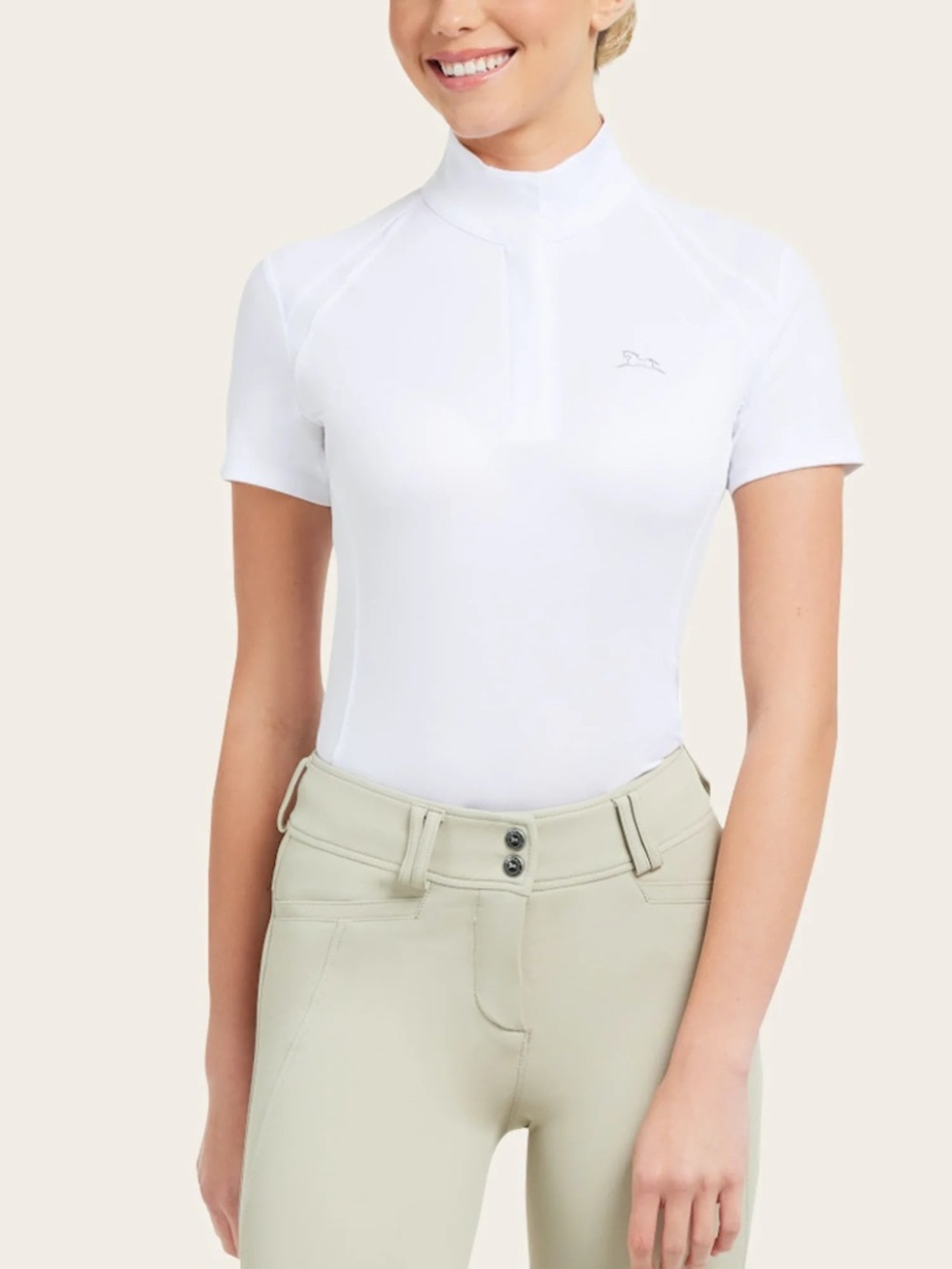 RJ Classics Women's XS White Show Shirt Top